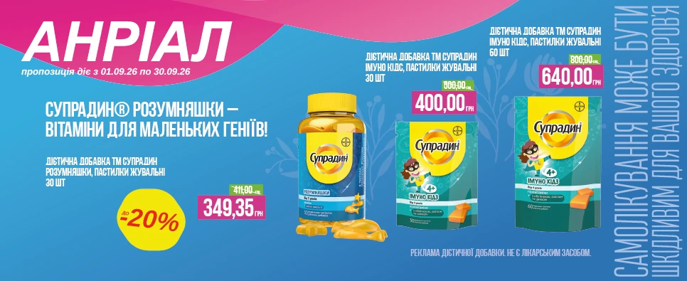 Акція Supradin Vitamins