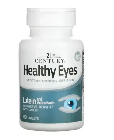 HEALTHY EYES (ЗДОРОВІ ОЧІ) 21st CENTURY З ЛЮТЕЇНОМ, 60 табл.