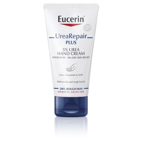 Зволожуючий крем для сухої шкіри рук Eucerin 5% UreaRepair Plus, 75 мл