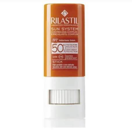 Стік сонцезахисний для шкіри Rilastil з SPF 50+, 8.5 мл