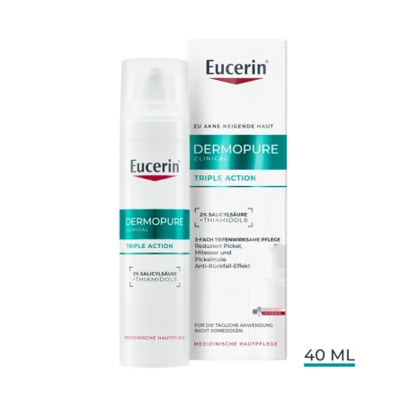 Сироватка для обличчя Eucerin DermoPure потрійної дії для проблемної шкіри (66862), 40 мл