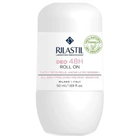 Дезодорант-антиперспірант кульковий Rilastil Deo Roll "48годин захисту", 50 мл